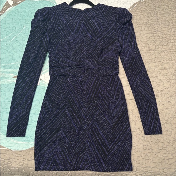 Aqua mini dress. Size small. Color black/navy. Brand new with tags. - Picture 5 of 6